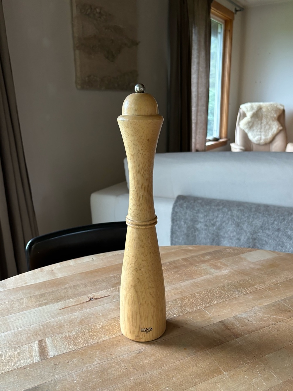 Vintage Dansk Wooden Pepper Grinder